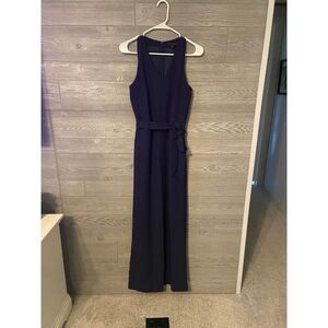 Banana republic size 2‎ jumpsuit navy blue